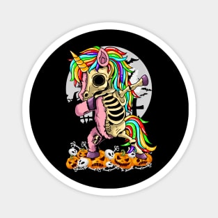 Unicorn Zombie Skeleton Dabbing Pumpkin Halloween Moon Girls Women Magnet